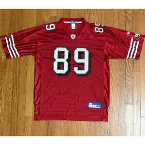Vintage Reebok NFL San Francisco 49ers #89 Tai Streets Football Jersey Men’s L